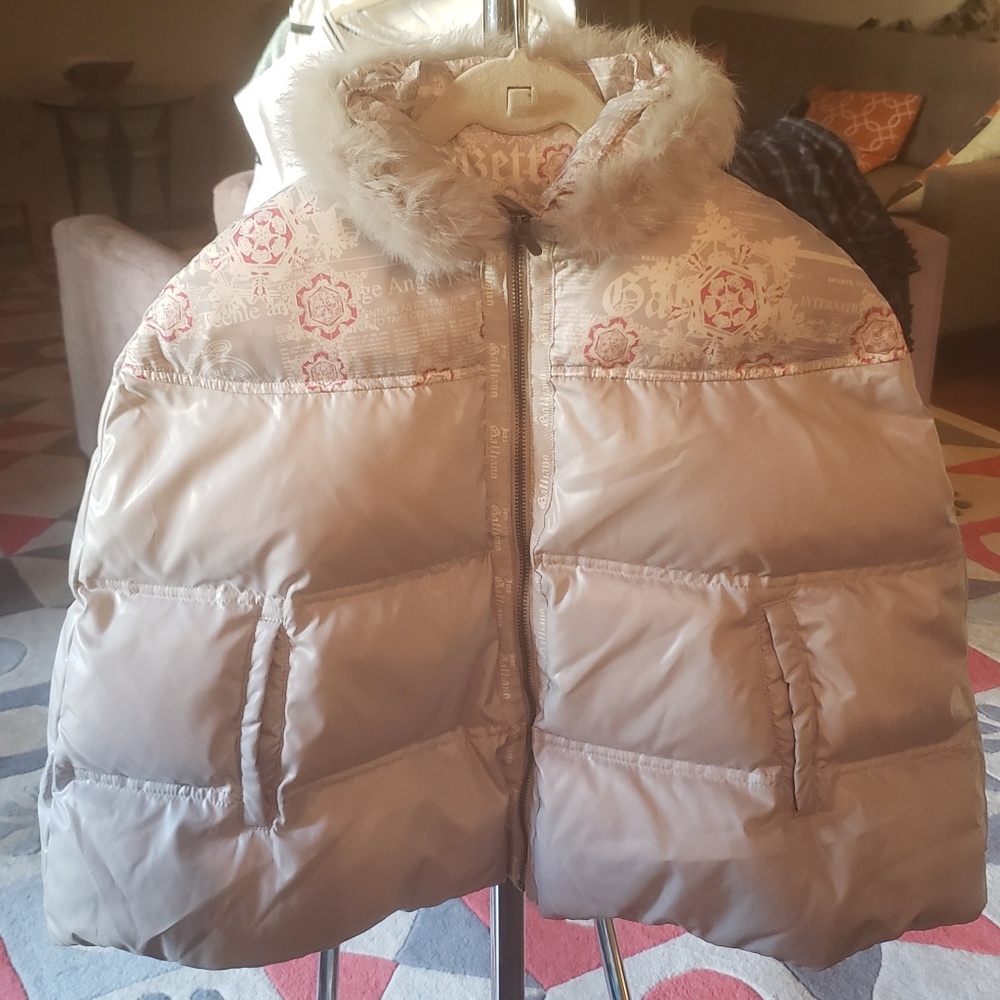 JOHN GALLIANO Gazette Down Cape (Barely Worn)